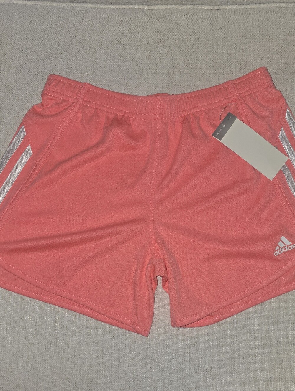 adidas Girls Pink Athletic Shorts